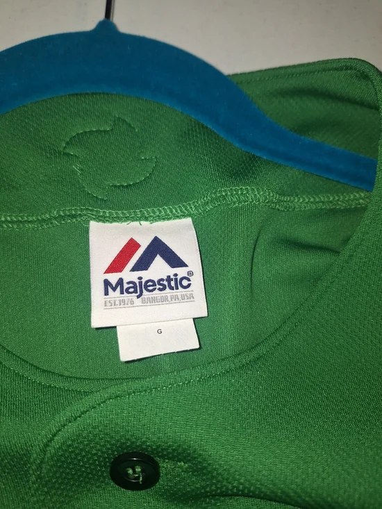 Majestic Mexico Green Baseball Jersey - Picture 4 of 8